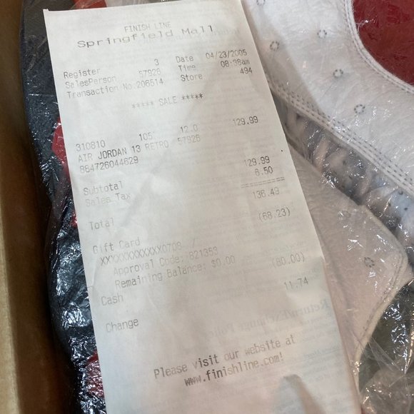 Jordan retro 13 low red white size 12 - Picture 11 of 12
